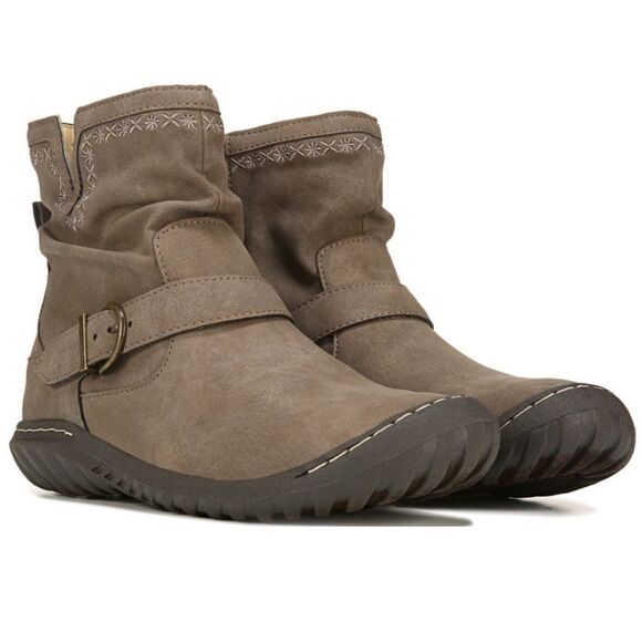 JBU Shoes - NWT JBU Women's Dottie Water Resistant Bootie Color Taupe​​​​​​